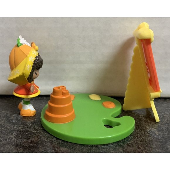 VTG Strawberry Shortcake ORANGE BLOSSOM & Marmalade Painting a Picture - Picture 3 of 9